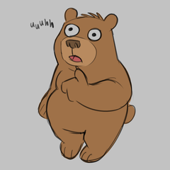 Bear Annoyed Stupid