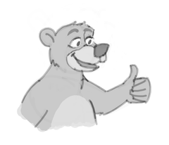 Bear Thumbs Up