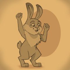 Bunny cheering