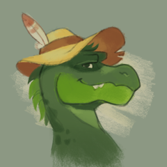 Dino with Hat