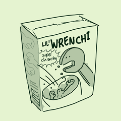 Food Mascots Wrenchi