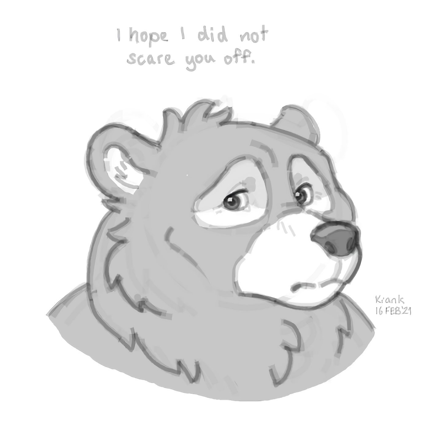 Bear Worried