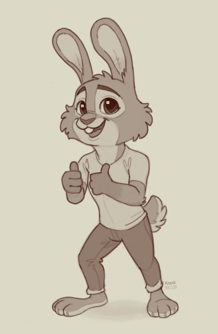 Bunny Thumbs Up